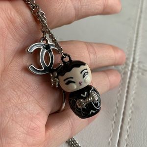 Authentic CHANEL Shanghai doll necklace